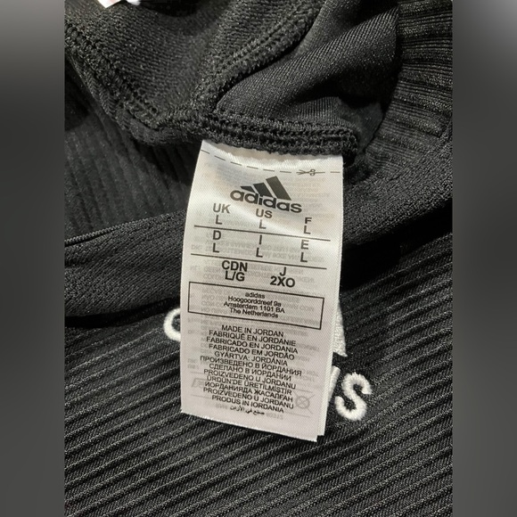 Adidas Football Shirt Mens Size Large Black Football Compression New MSRP $80 - Picture 3 of 6
